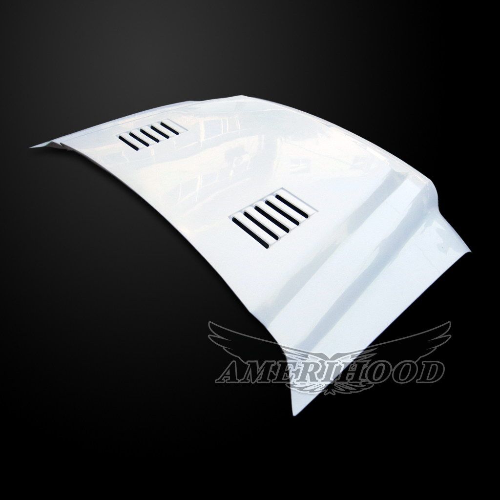 AmeriHood - Ford F-250 1999-2003 Super Duty 7.3L Diesel Type-E Style Functional Heat Extractor Ram Air Hood
