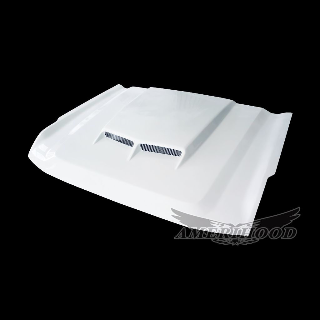 AmeriHood - Ford Bronco 2021-2025 Non-Sport Model Type-C Style Functional Ram Air Hood (Vehicle Registration Card Required)