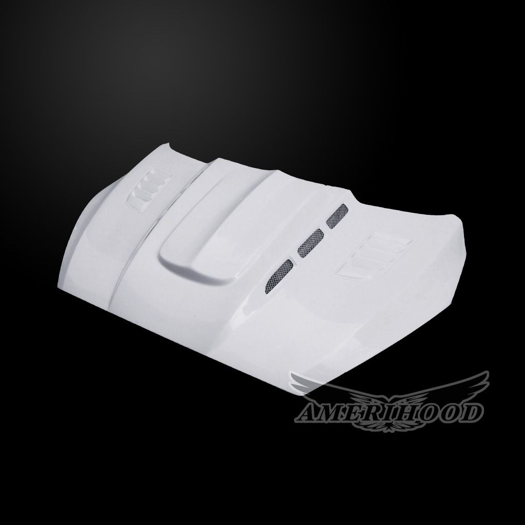 AmeriHood - Ford Focus 2015-2018 W/O Electric Type-AGG Style Functional Heat Extraction Hood