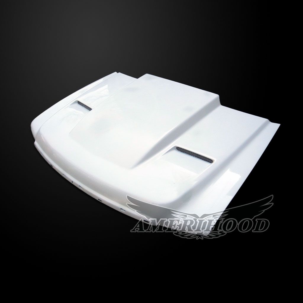 AmeriHood - GMC Sierra 3500HD 2007-2010 Cowl Type-1 Style Functional Ram Air Hood