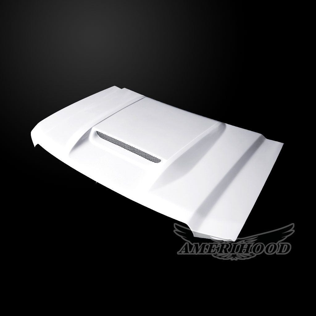 AmeriHood - GMC Sierra 1500 Classic 2019 Type-RS Style Functional Ram Air Hood