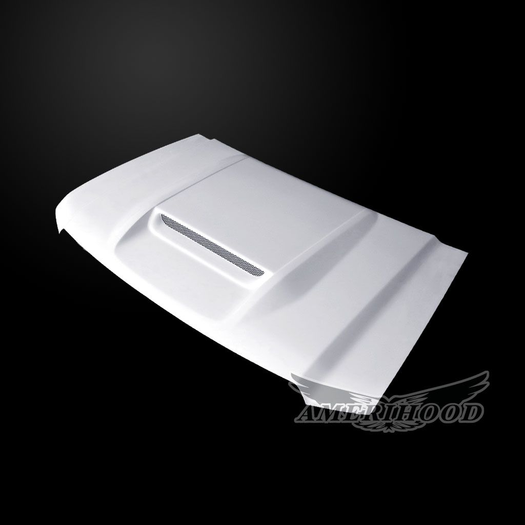 AmeriHood - GMC Sierra 3500HD 2015-2019 Type-RS Style Functional Ram Air Hood
