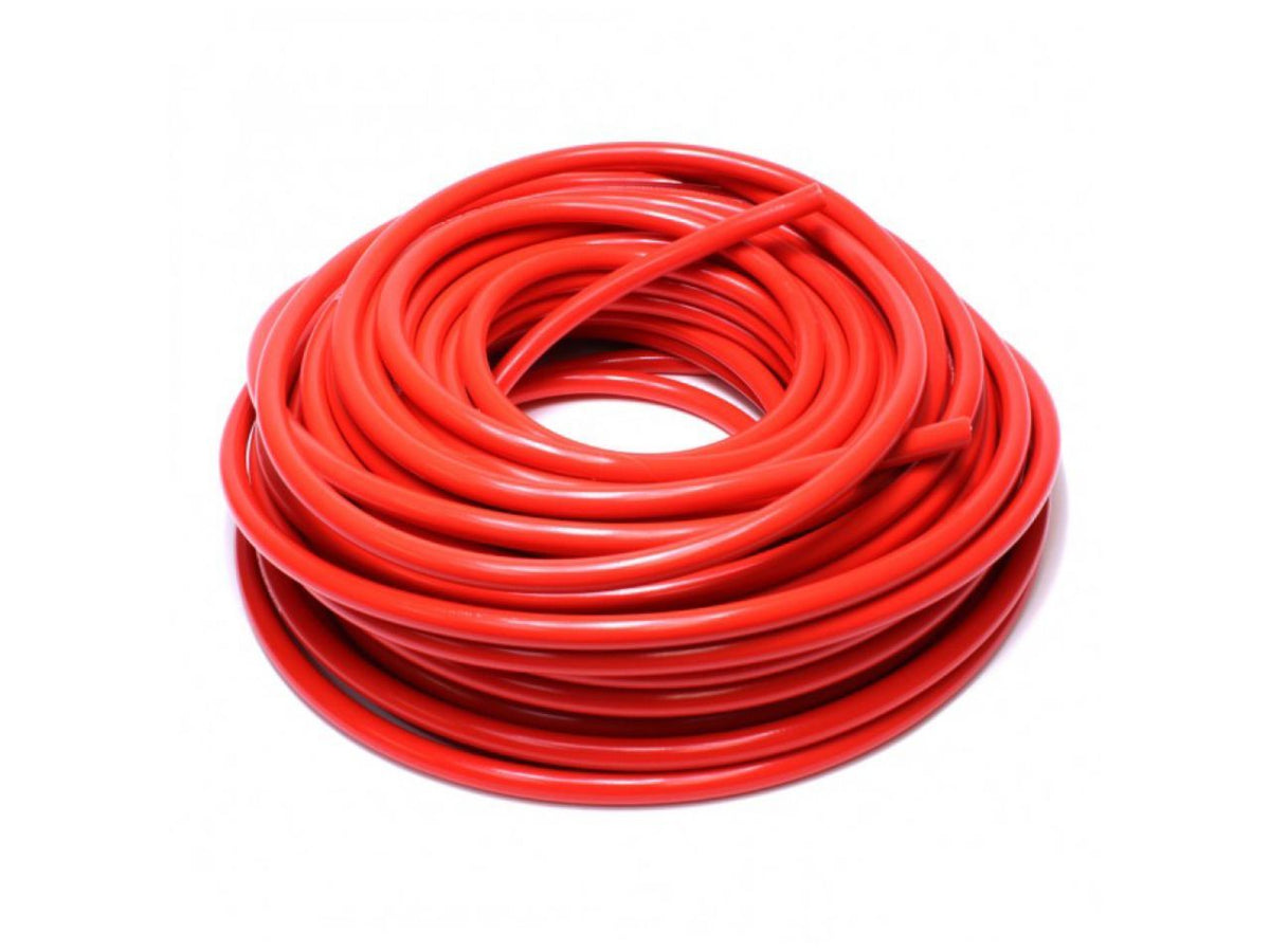 HPS High Temp 1" ID (25mm) Reinforced Silicone Heater Hose Red - 100 Feet