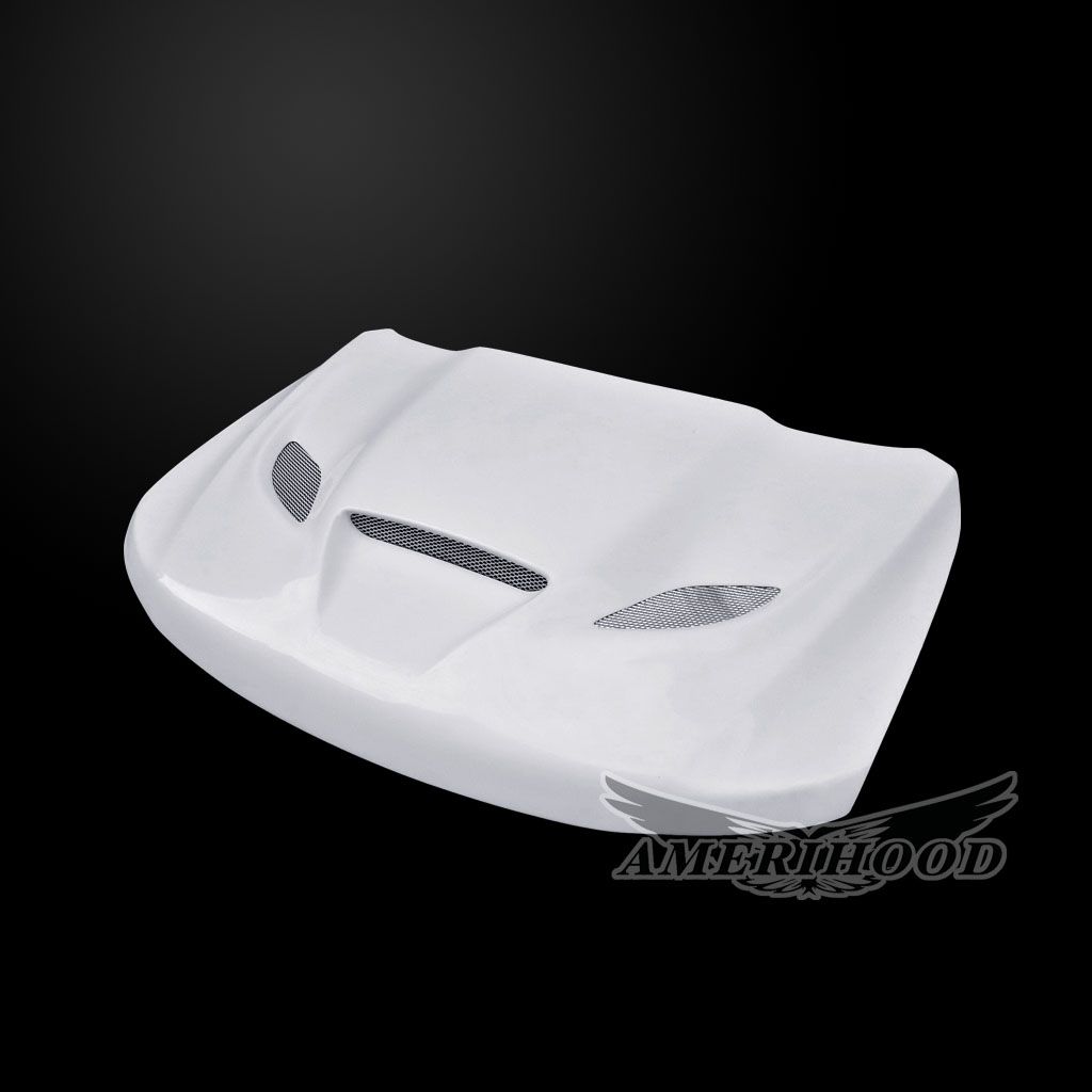 AmeriHood - Jeep Grand Cherokee WK 2022 Type-HC Style Functional Heat Extractor Ram Air Hood