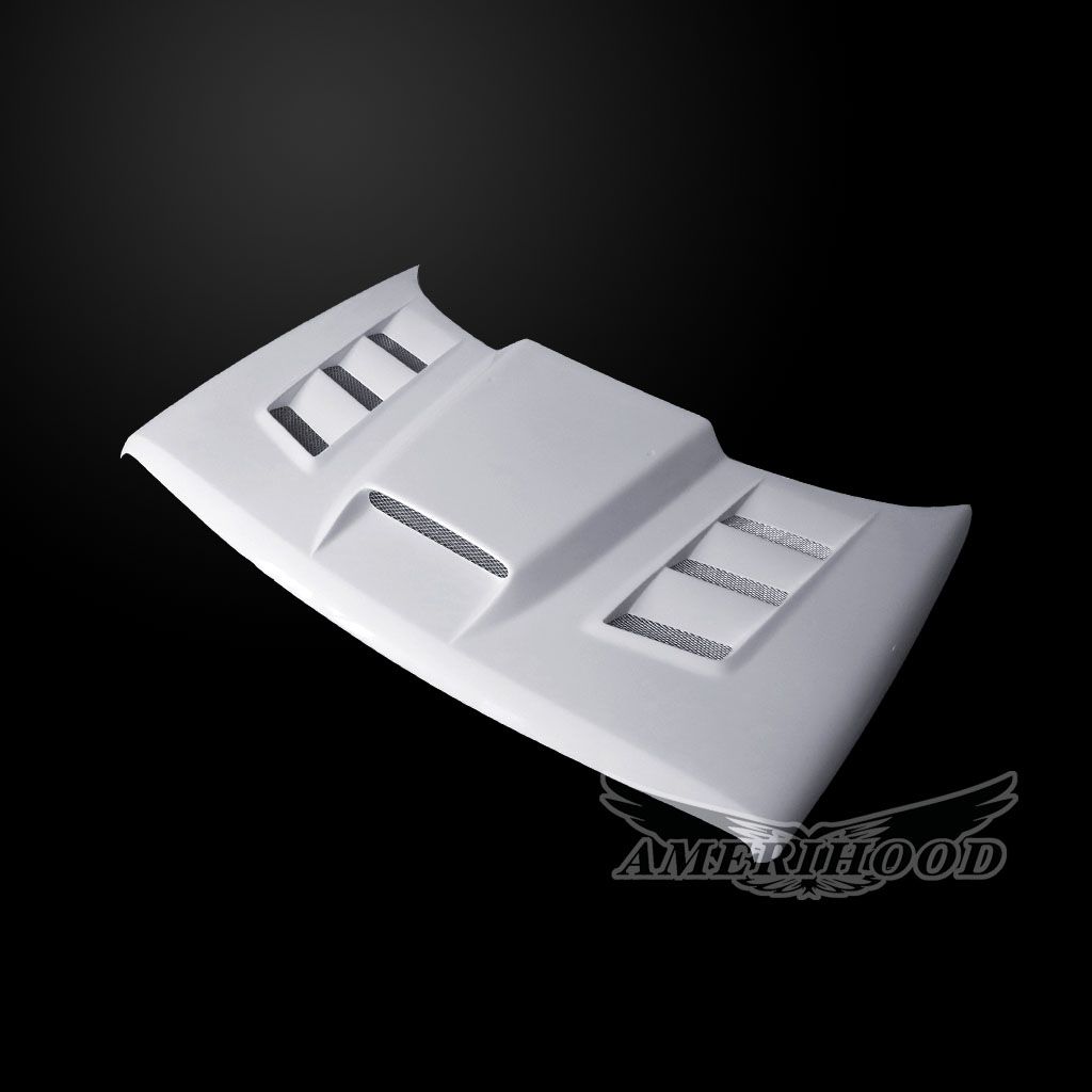 AmeriHood - Jeep Patriot 2007-2017 Type VIP Style Functional Heat Extractor Ram Air Hood
