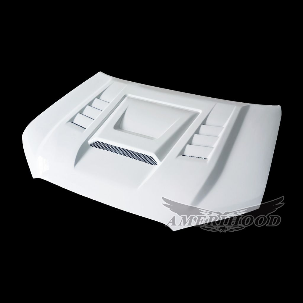 AmeriHood - Toyota 4Runner 2010-2024 SMS Style Functional Heat Extractor Ram Air Hood
