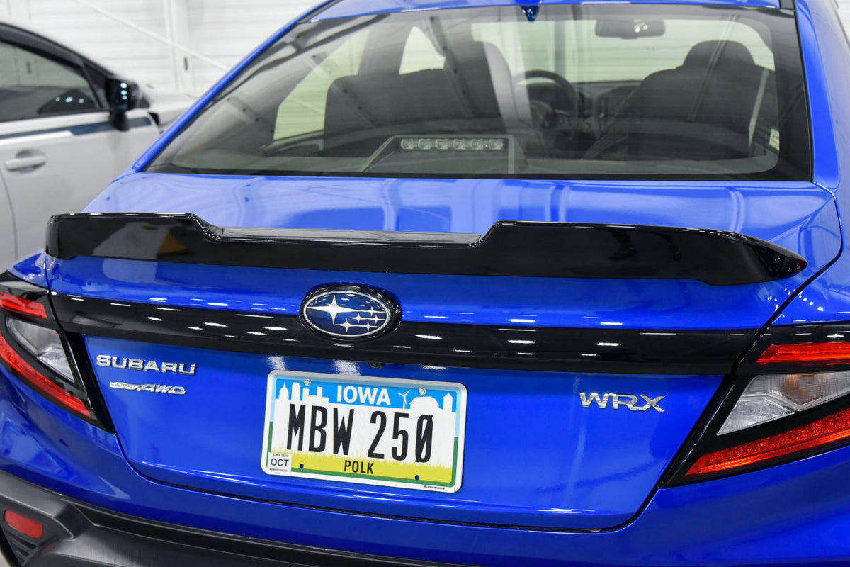 OLM Gloss Black Rear Trunk Spoiler - 2022 WRX