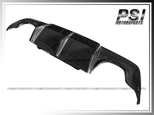 For 2004-2009 BMW E60 M-Sport Only - JP Style Carbon Fiber Rear Diffuser (For Quad Tips)