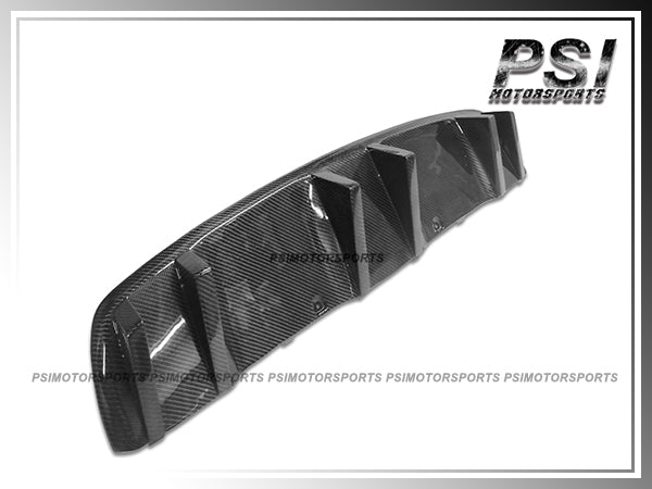For 2008-2014 BMW E71 X6 Only - JP Style Carbon Fiber Rear Diffuser