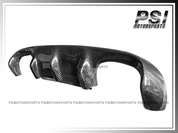 For 2008-2013 BMW E90 M3 Only - V Style Carbon Fiber Rear Diffuser