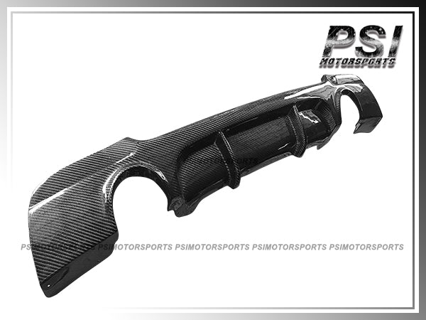 For 2008-2013 BMW E92 E93 M-Sport Only - P Style Carbon Fiber Rear Diffuser