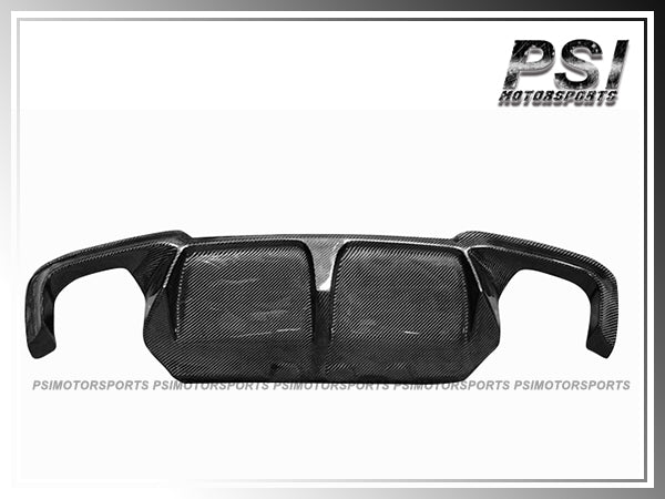For 2011-2016 BMW F10 M5 Only - 3D Style Carbon Fiber Rear Diffuser