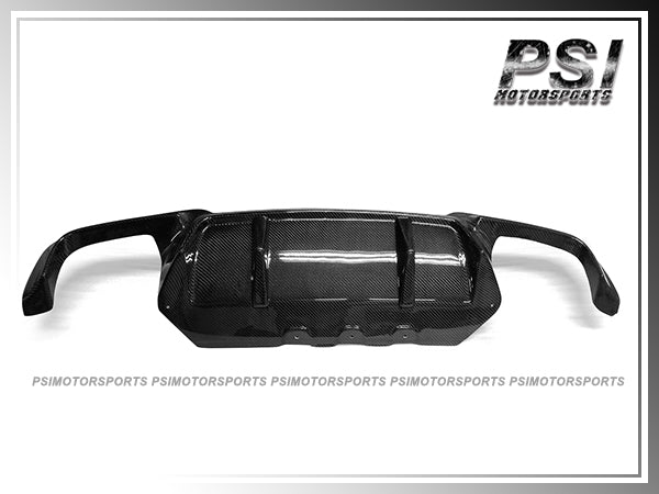 For 2011-2016 BMW F10 M5 Only - V Style Carbon Fiber Rear Diffuser