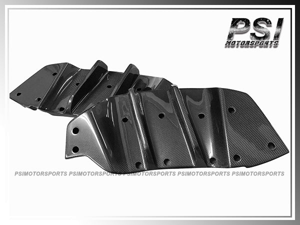 For 2014-2019 Corvette C7 Stingray and Z51 Only - R2 Style Carbon Fiber Rear Add-on Diffuser